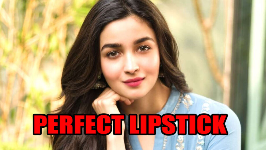Learn The Right Way To Apply Lipstick From Bollywood Actress Alia Bhatt