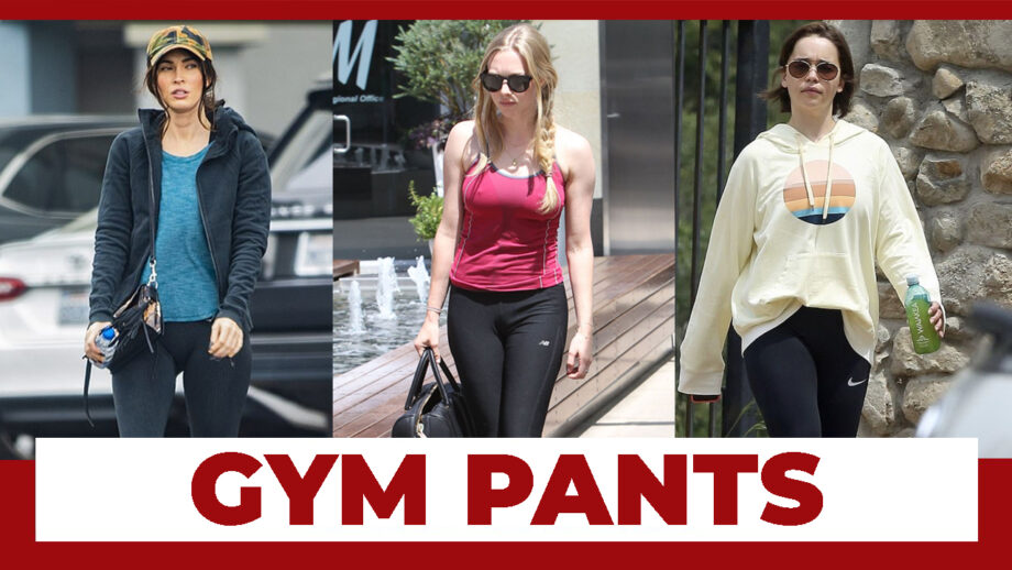 Megan Fox, Amanda Seyfried, Emilia Clarke: HOT Look In GYM Pants 6