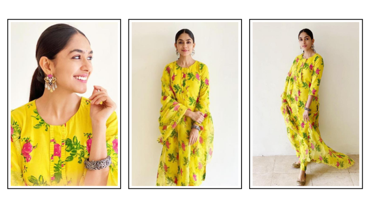 Mrunal Thakur’s Floral Outfit Collection Is An Inspiration!! 2