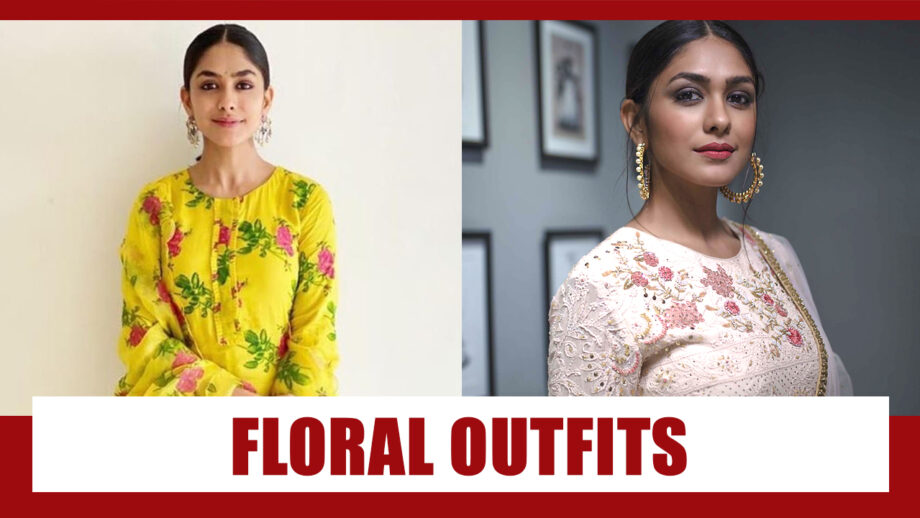 Mrunal Thakur’s Floral Outfit Collection Is An Inspiration!! 4