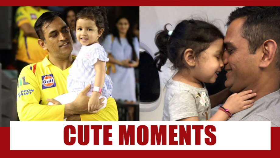 Ms Dhoni Cute Moments With Daughter Ziva