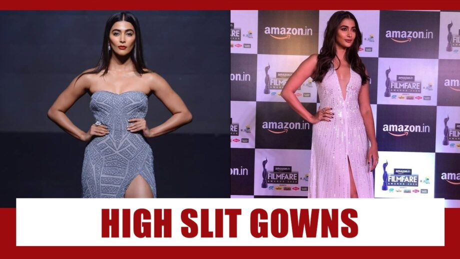 Pooja Hedge Looks SUPERHOT In These High-Slit Gowns, See Pics