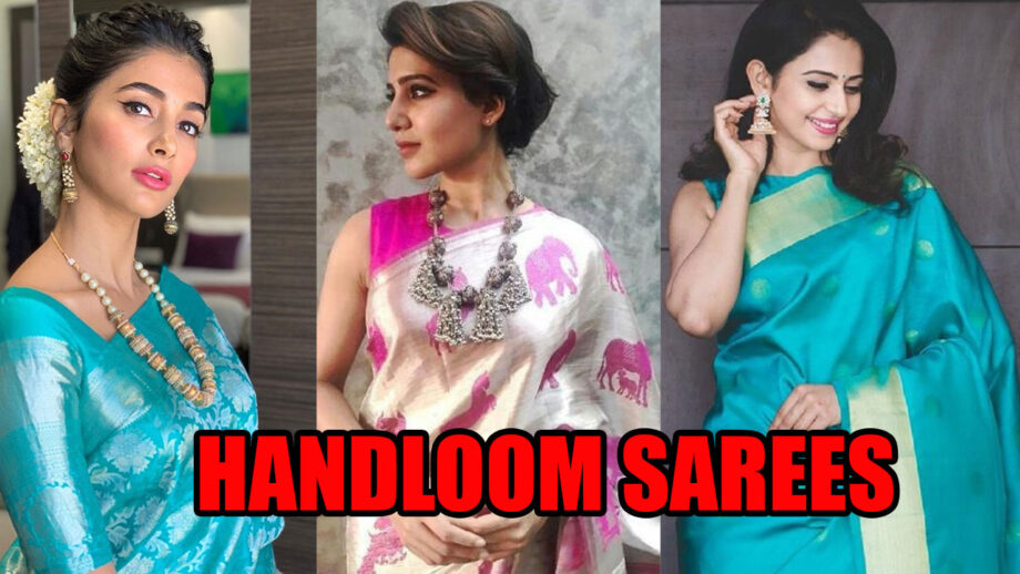 Pooja Hedge, Samantha Akkineni And Rakul Preet Singh: 5 Handloom Saree Designs To Amp Up Your Look This Festive Season 3