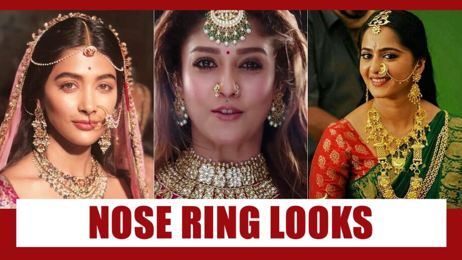 Pooja Hegde, Nayanthara And Anushka Shetty Will Leave You Speechless In These Fabulous Nose Rings Looks