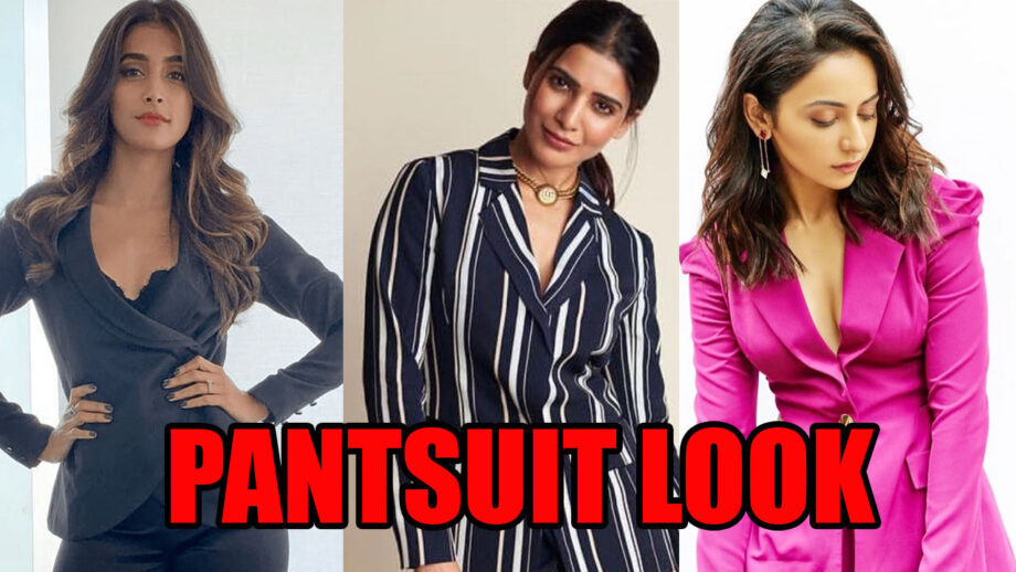 Pooja Hegde, Samantha Akkineni, Rakul Preet Singh In Pantsuit: Your Favourite Boss Lady Look? 6