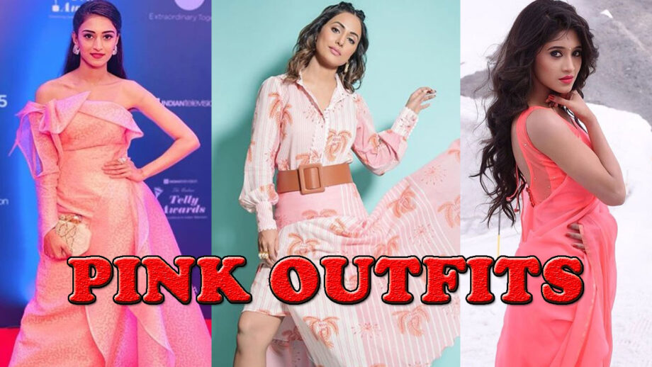 PRETTY IN PINK: Hina Khan, Shivangi Joshi, And Erica Fernandes Are Shining In These PINK Attires!