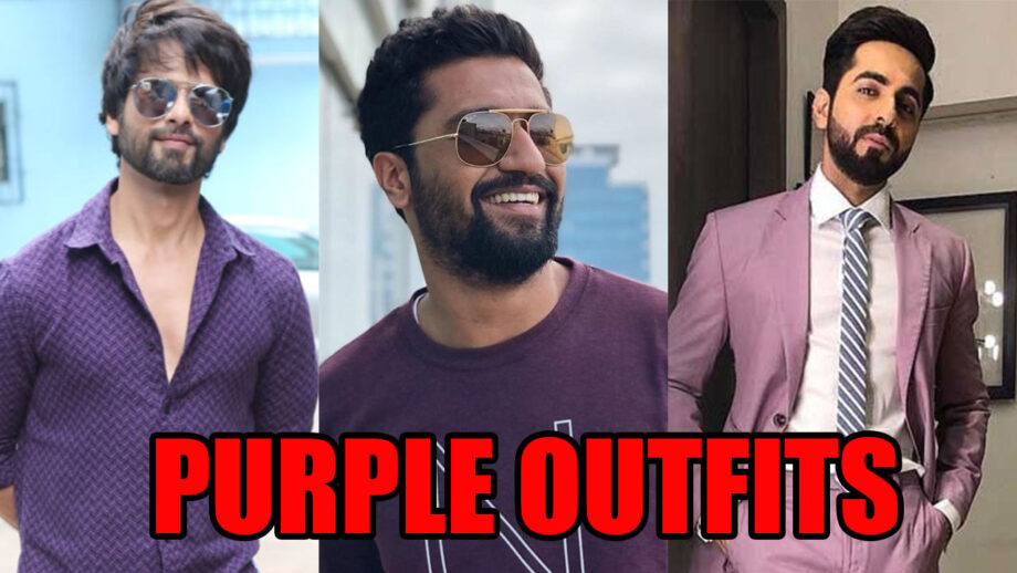 Purple Trend: Slay Your Purple Outfits Like Shahid Kapoor, Vicky Kaushal And Ayushmann Khurrana 6