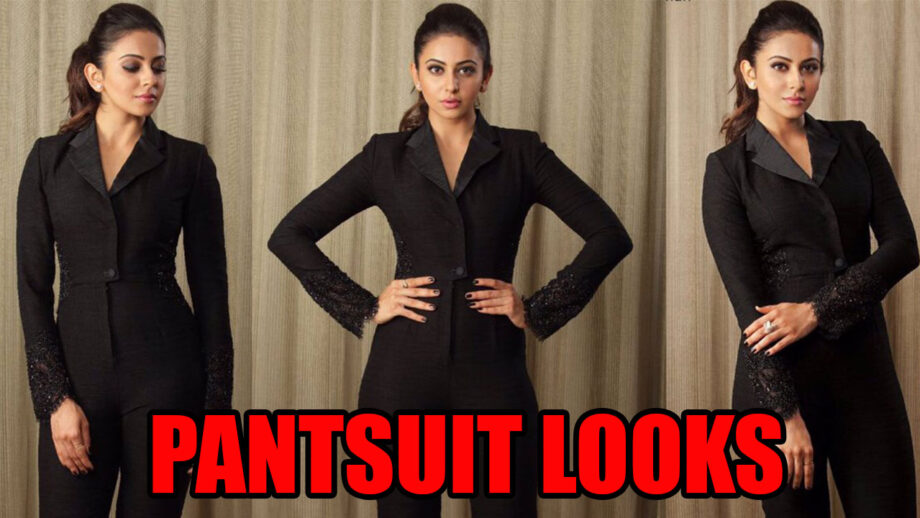 Rakul Preet Singh's Chic And Comfy Pantsuit Outfit Ideas