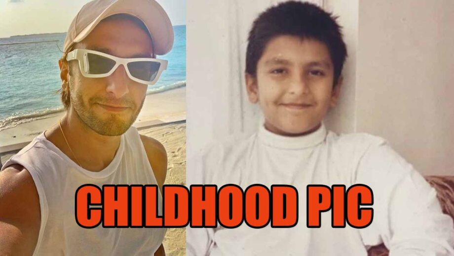 Ranveer Singh shares a cute childhood picture, writes 'style mein rehne ka'