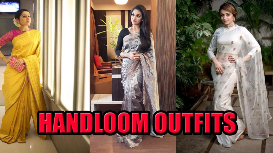 Rashi Khanna, Keerthy Suresh To Trisha Krishnan: The Most Elegant Handloom Outfits Of All Time