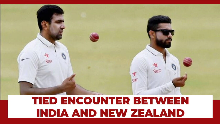 Revisiting The Tied Encounter Between India And New Zealand Lead By Spin Twin Jadeja-Ashwin