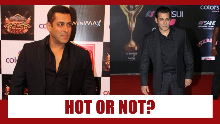Salman Khan in black suits: Hot or not?