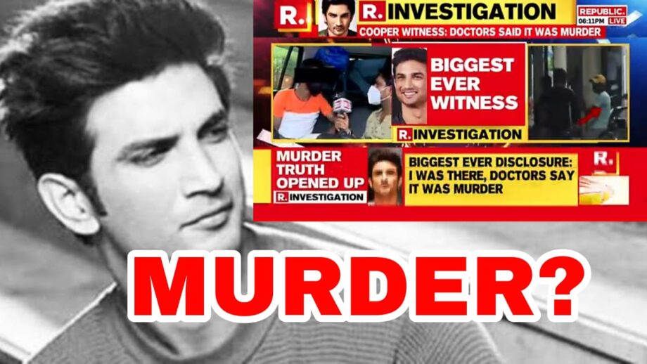 SHOCKING: Cooper hospital witness calls Sushant Singh Rajput's death 'murder', claims late actor's legs were 'broken'
