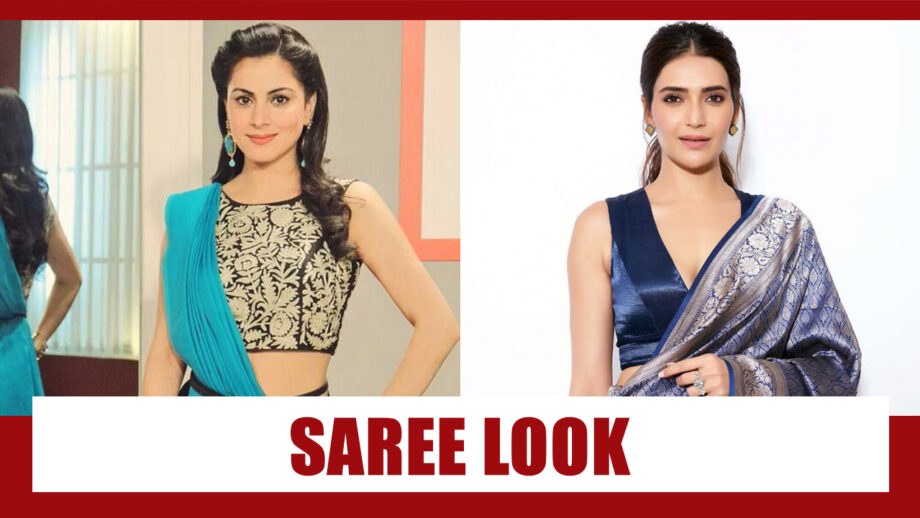 Shraddha Arya And Karishma Tanna’s Sarees And Blouse Designs That You Can Take Inspiration On