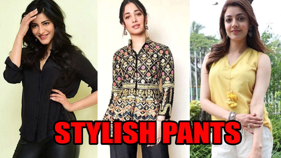 Shruti Haasan, Tamannaah Bhatia, Kajal Aggarwal: Celebs-Inspired Super Stylish Pant Style Outfits 3