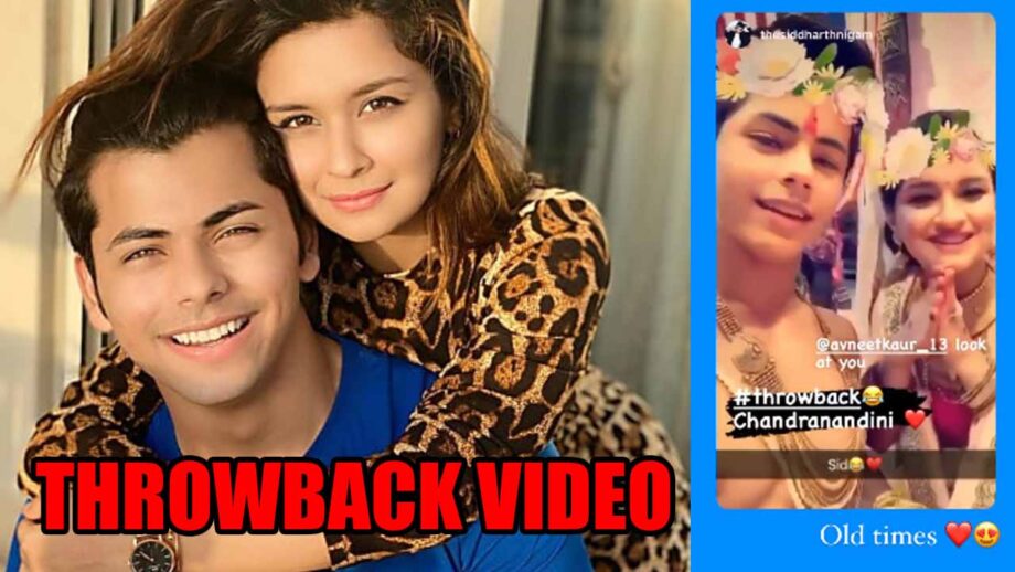 Siddharth Nigam shares throwback video from Chandra Nandini sets, Avneet Kaur comments 'old times'