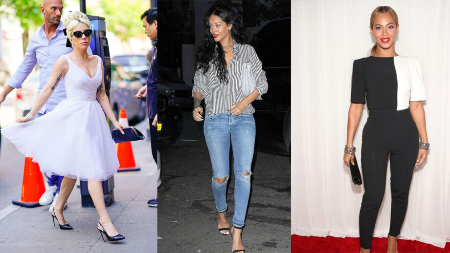 Simple But Significant: Lady Gaga, Rihanna, and Beyonce's Simple Style Game!
