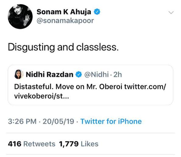 Sonam Kapoor & her controversial tweets 1