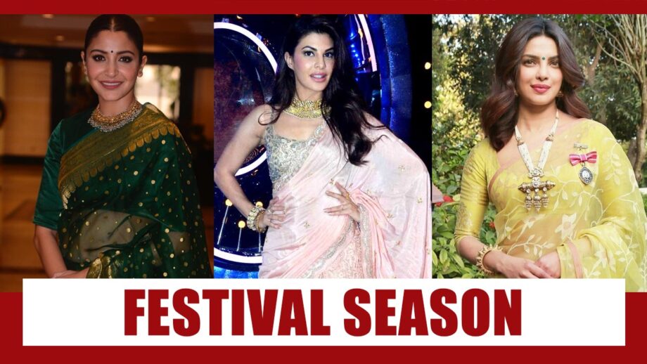 Take Inspiration From Anushka Sharma, Jacqueline Fernandez, Priyanka Chopra To Add Some New Shades To Your Wardrobe This Festival Season 3