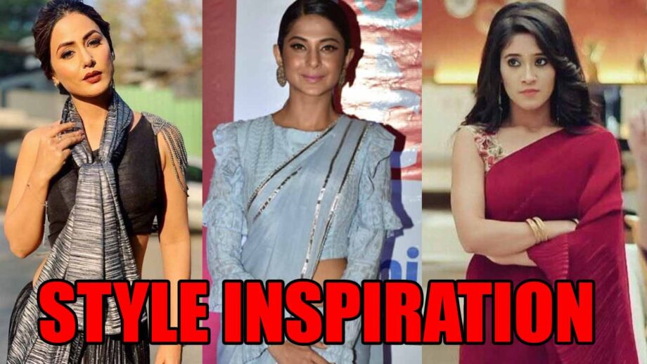 Take Inspo From Sarees & Blouses Worn By Hina Khan, Jennifer Winget & Shivangi Joshi