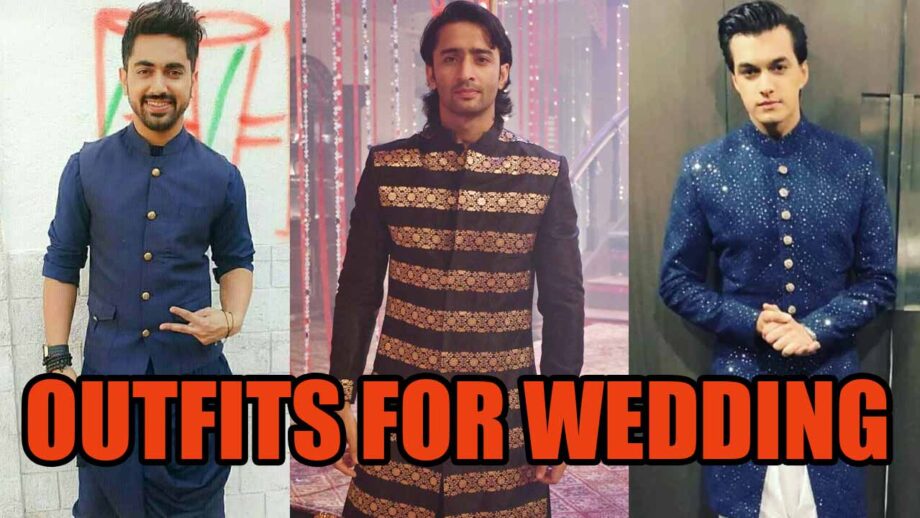 These Zain Imam, Shaheer Sheikh And Mohsin Khan's Outfits Are Perfect For Wedding Ceremony