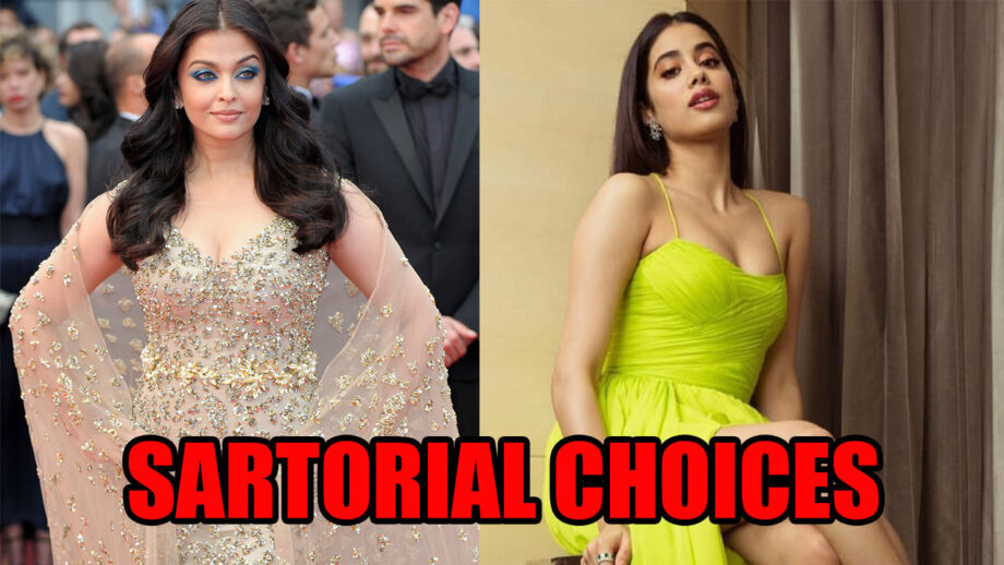 Times Aishwarya Rai Bachchan And Janhvi Kapoor left us speechless over their sartorial choices