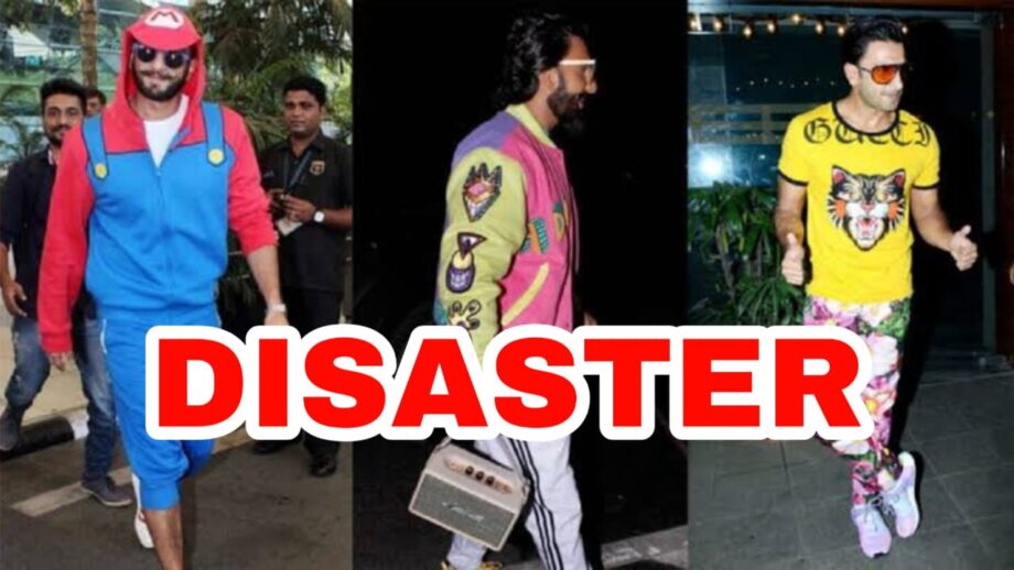 Top 5 Fashion Disaster Outfits From Ranveer Singh