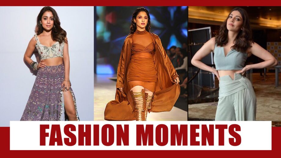 Top Shriya Saran, Tamannaah Bhatia and Kajal Aggarwal Fashion Moments From Instagram Posts