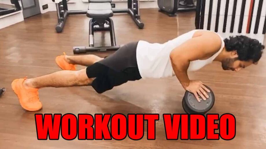 Varun Dhawan shares a hot workout video
