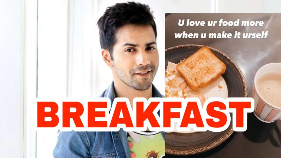 Varun Dhawan shares photo of 'yummy' breakfast, fans love it