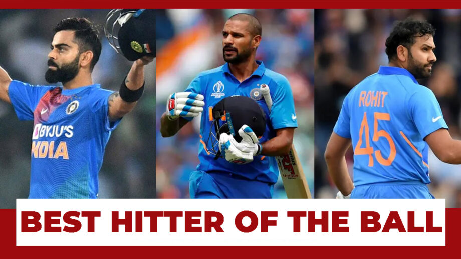 Virat Kohli VS Shikhar Dhawan VS Rohit Sharma: Who Is The Best hitter of the ball?