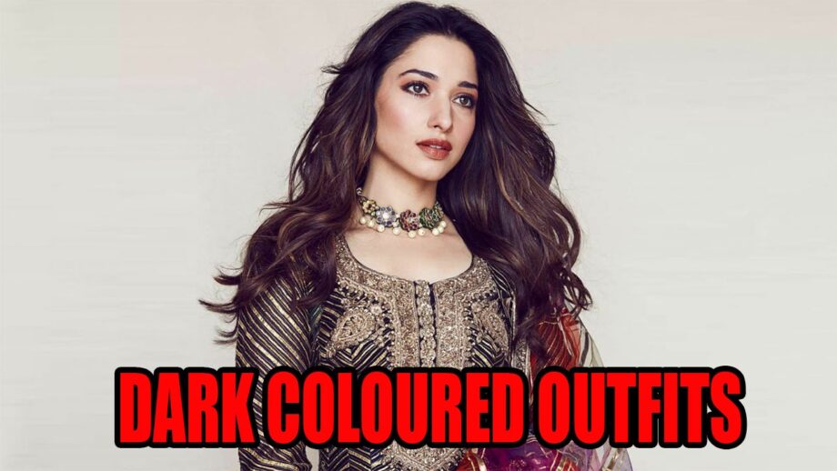 Want A Perfect Click This Festival Season? Try Dark Coloured Outfits From Tamannaah Bhatia's Closet