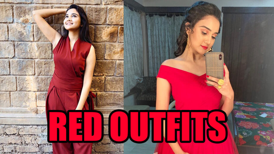 When In Doubt, Pick A Red Outfit Just Like Ashi Singh!