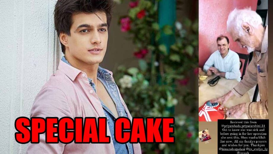 Yeh Rishta Kya Kehlata Hai actor Mohsin Khan gets a special cake by fan