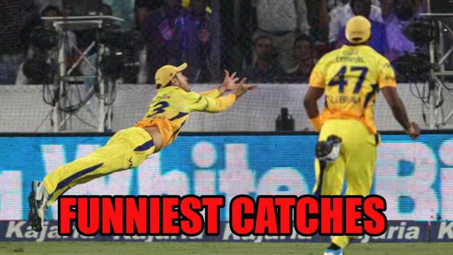 10 Funniest Catches In Cricket IPL