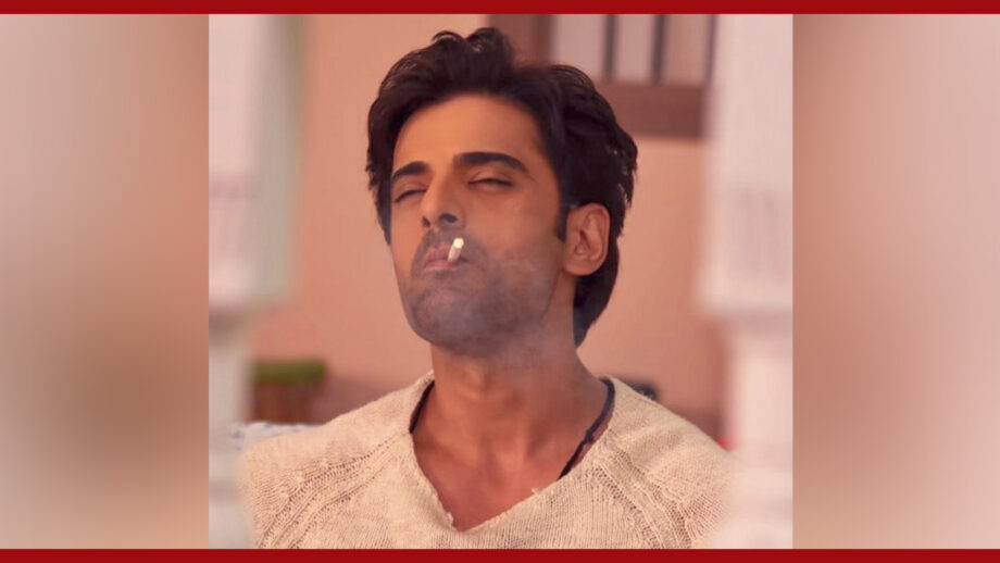 A puffy affair: Mohit Malik for the first time in life smokes for a scene