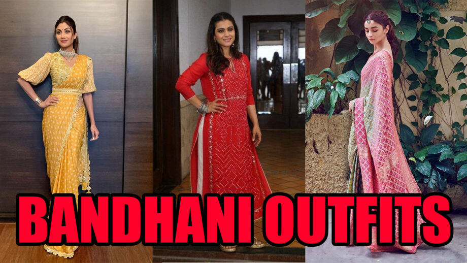 Bandhani Fashion: 5 Bollywood Actresses SPOTTED In Bandhani Outfits