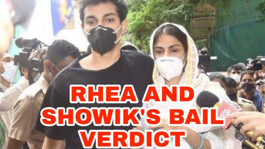 Big News: Sessions court to announce verdict on Rhea Chakraborty and Showik Chakraborty's bail plea tomorrow