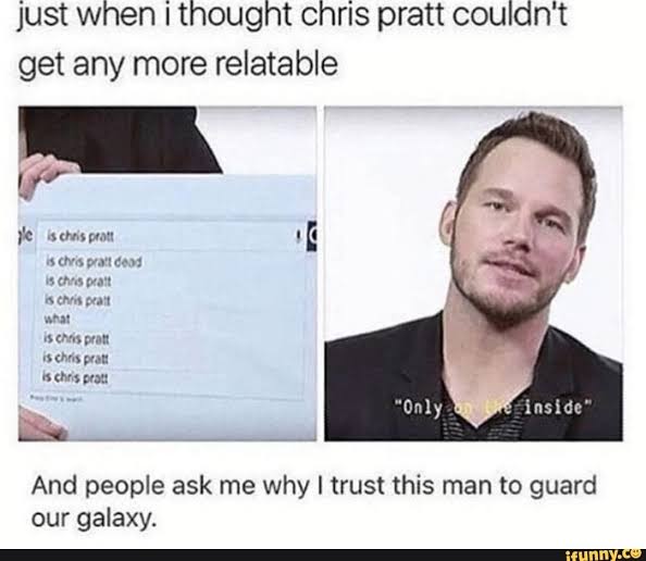 Chris Pratt and best memes on him 2