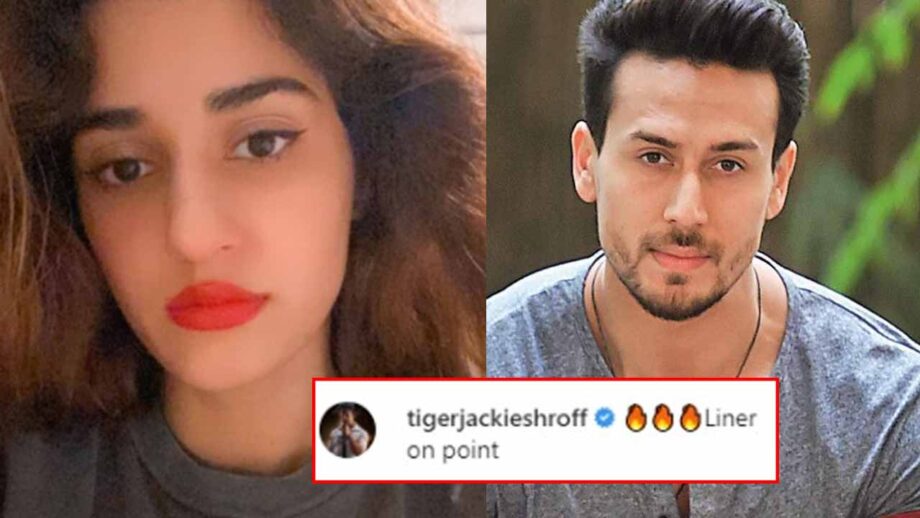 Disha Patani sets internet on fire with hot look, Tiger Shroff comments 'liner on point' 1