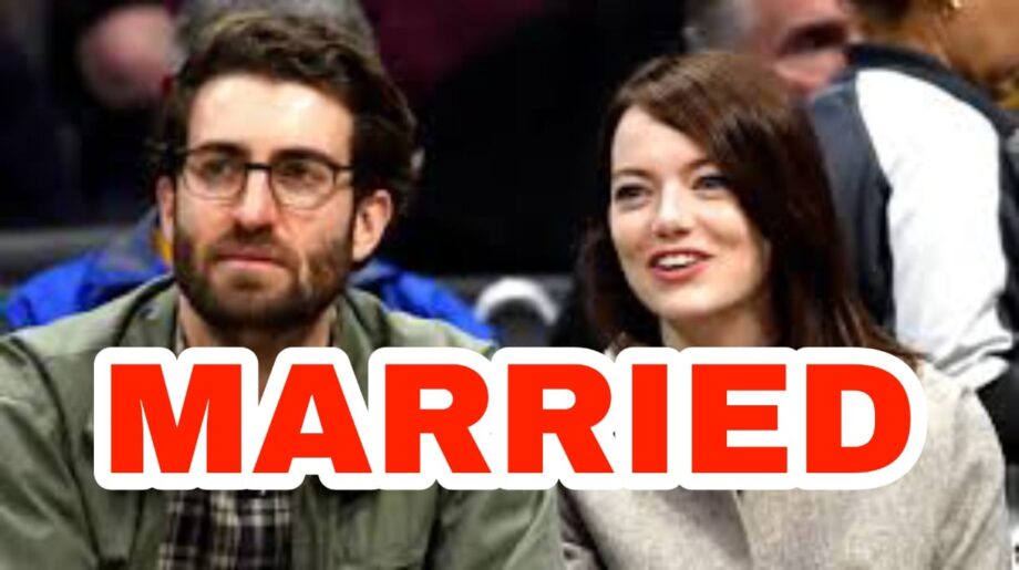 Emma Stone ties the knot with boyfriend Dave McCary after three years of dating