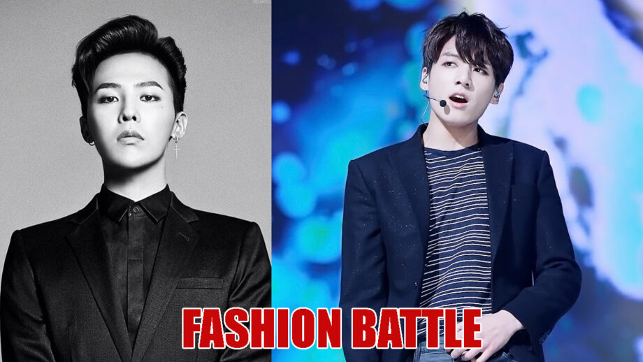 Fashion Battle G Dragon Vs Jungkook Who Looks Best In Blazer Iwmbuzz