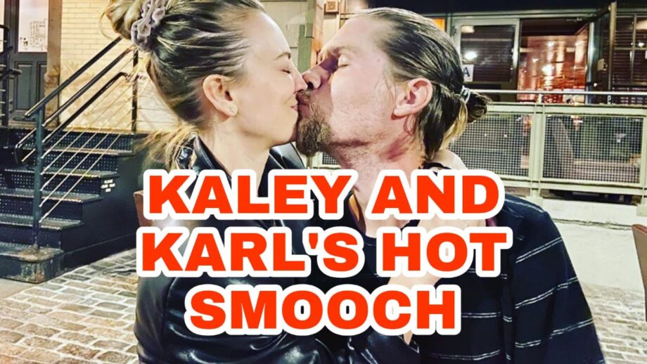 Have you seen this private and intimate liplock moment of Kaley Cuoco and hubby Karl Cook yet?