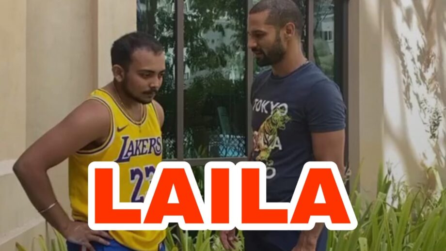 HILARIOUS: Prithvi Shaw is Shikhar Dhawan's new 'Laila', find out why
