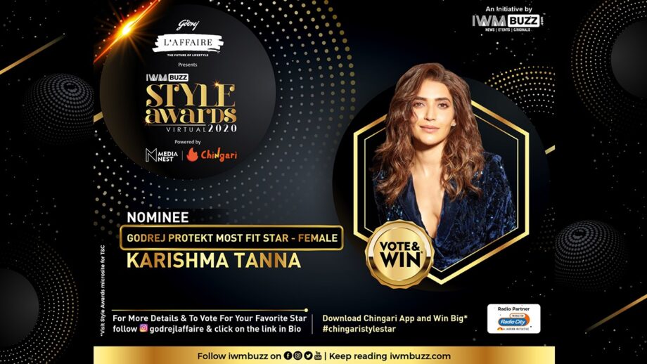 IWMBuzz Style Award: Will Karishma Tanna win the Most Fit Star (Female)? Vote Now!