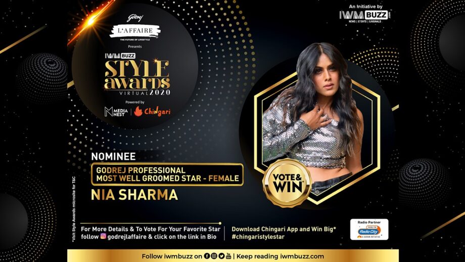 IWMBuzz Style Award: Will Nia Sharma win the Most Well Groomed Star (Female)? Vote Now!