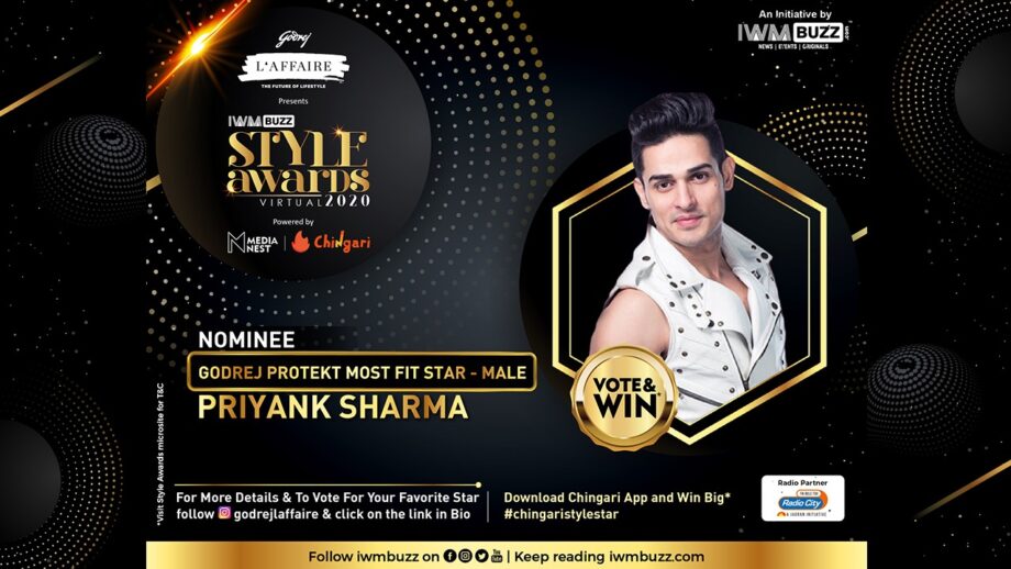 IWMBuzz Style Award: Will Priyank Sharma win the Most Fit Star (Male)? Vote Now!