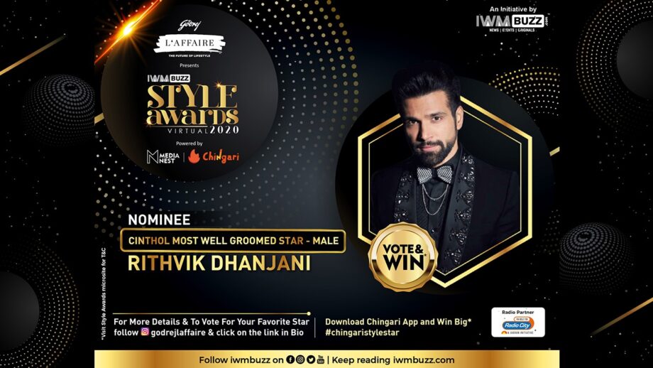 IWMBuzz Style Award: Will Rithvik Dhanjani win the Most Well Groomed Star (Male)? Vote Now!