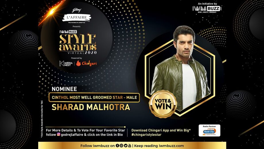 IWMBuzz Style Award: Will Sharad Malhotra win the Most Well Groomed Star (Male)? Vote Now!