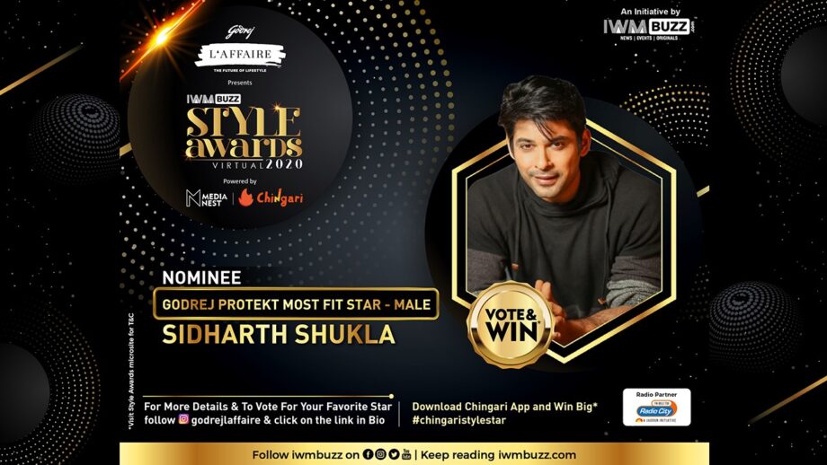 IWMBuzz Style Award: Will Sidharth Shukla win the Most Fit Star (Male)? Vote Now!